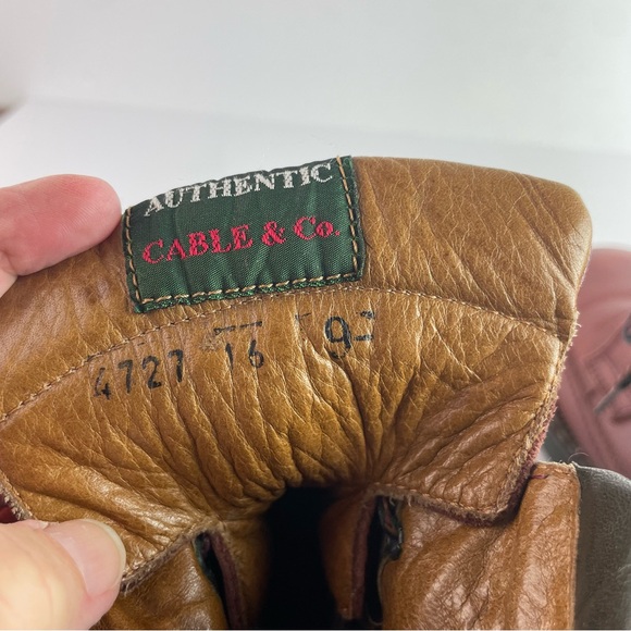 Cable & Co. Men’s Leather Ankle Boots - Picture 6 of 7